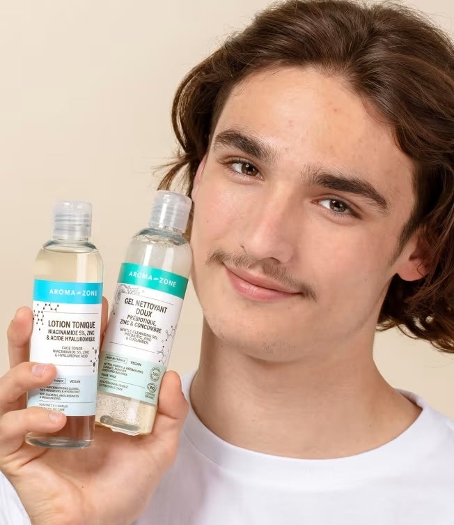 Gel nettoyant doux Prébiotique, Zinc & Concombre