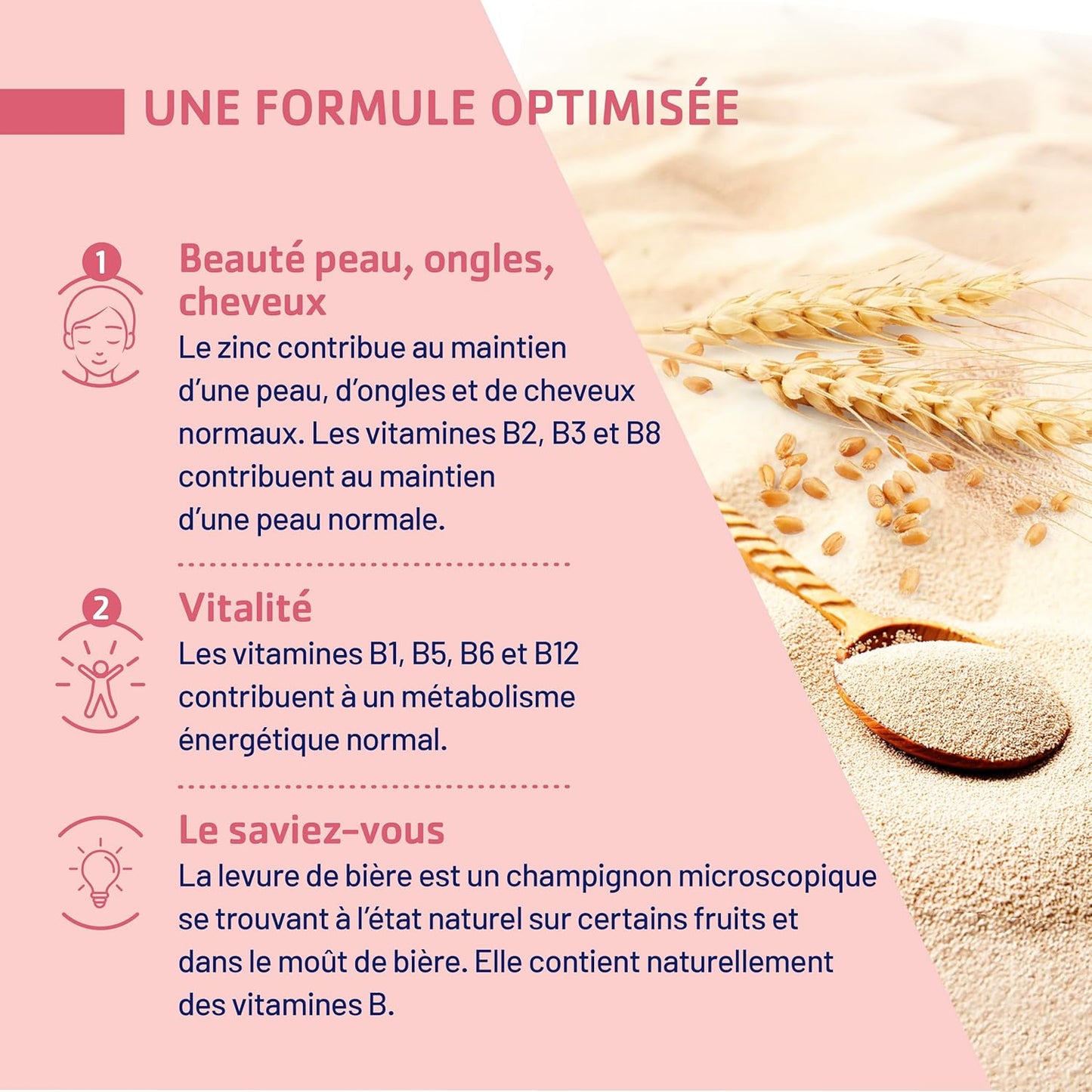 JUVAMINE Levure de Bière, Beauté de la peau