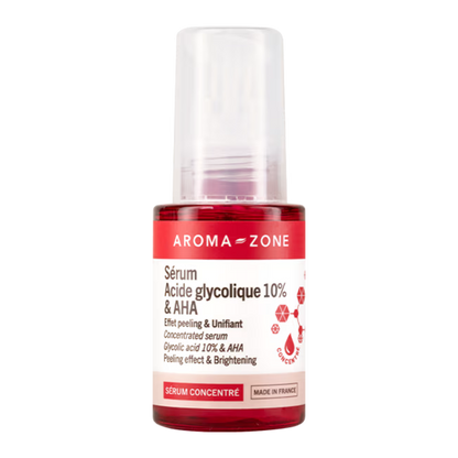 Sérum concentré Acide glycolique 10% & AHA
